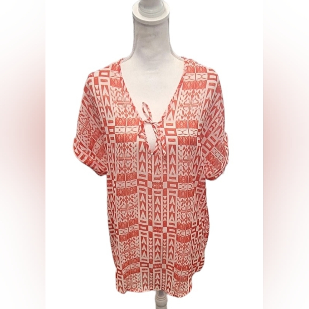 Emelee | Boho Short Sleeve Blouse | Size: S